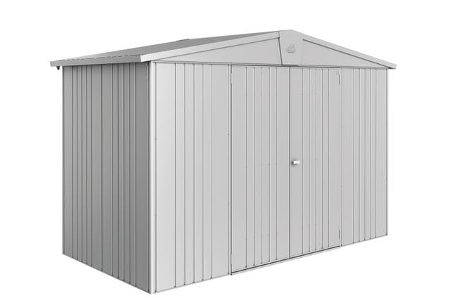 Biohort Europa Abri de jardin Taille 4A (316x156cm, H:209cm) Argent métallique 