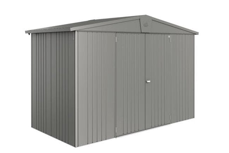 Biohort Europa Abri de jardin Taille 4A (316x156cm, H:209cm) Gris quartz métallique 