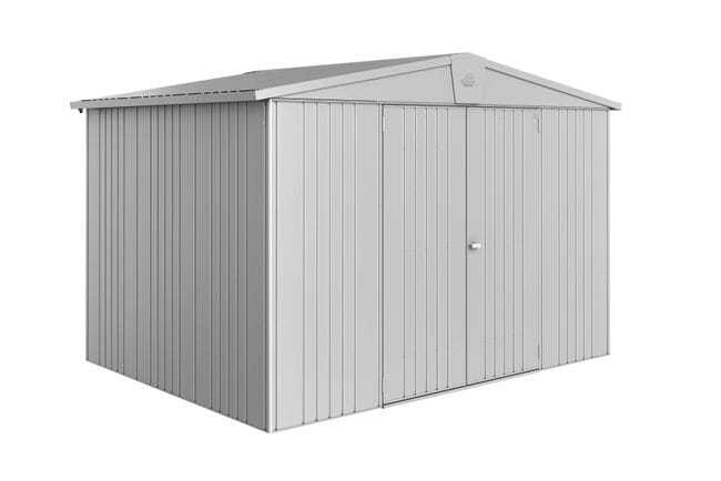 Biohort Europa Abri de jardin Taille 5 (316x228cm, H:209cm) Argent métallique 
