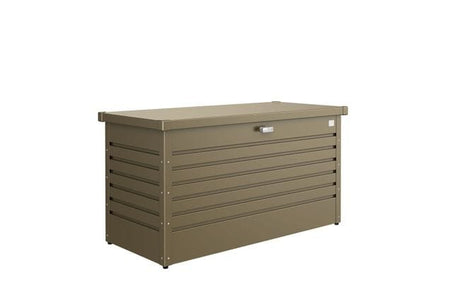 Biohort FreizeitBox Coffre de jardin 130 (134x62cm, H:71cm) Bronze-métallique 