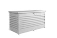 Biohort FreizeitBox Coffre de jardin 160 High (160x79cm, H:83cm) Argent métallique 