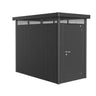 Biohort HighLine Abri de jardin H1S (155x275cm, H:222cm) Porte standard sur petit côté Gris foncé métallique