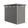 Biohort HighLine Abri de jardin H1S (155x275cm, H:222cm) Porte standard sur petit côté Gris quartz métallique