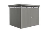 Biohort HighLine Abri de jardin H3 (275x235cm, H:222cm) Porte standard Gris quartz métallique