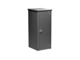 Biohort Julia Armoire de balcon L High (132x87cm, H:181cm) Gris foncé métallique 