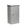 Biohort Julia Armoire de balcon M (132x57cm, H:140cm) Argent métallique 