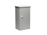 Biohort Julia Armoire de balcon M (132x57cm, H:140cm) Argent métallique 