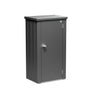 Biohort Julia Armoire de balcon M (132x57cm, H:140cm) Gris foncé métallique 