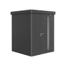 Biohort Neo Abri de jardin 1A (180x180cm, H:222cm) Porte standard Gris foncé métallique