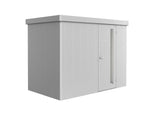 Biohort Neo Abri de jardin 1C (292x180cm, H:222cm) Porte standard Argent métallique