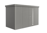 Biohort Neo Abri de jardin 1D (348x180cm, H:222cm) Double porte Gris quartz métallique