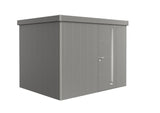 Biohort Neo Abri de jardin 2C (292x236cm, H:222cm) Porte standard Gris quartz métallique