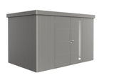 Biohort Neo Abri de jardin 2D (348x236cm, H:222cm) Double porte Gris quartz métallique