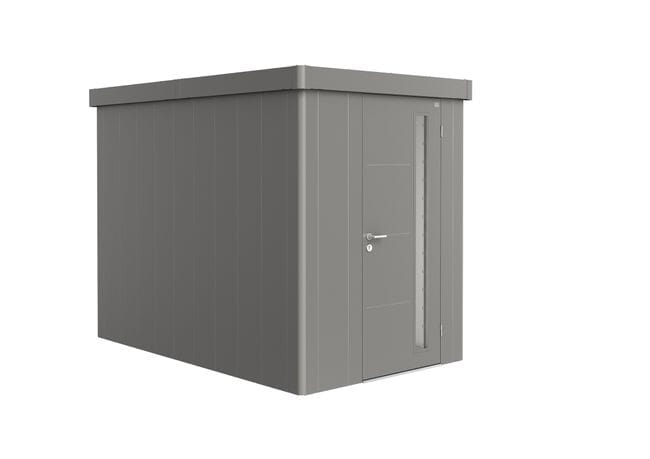 Biohort Neo Abri de jardin 3A (180x292cm, H:222cm) Porte standard Gris quartz métallique