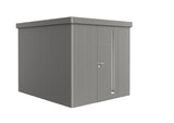 Biohort Neo Abri de jardin 3B (236x292cm, H:222cm) Porte standard Gris quartz métallique