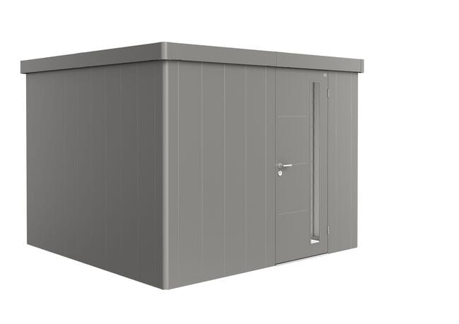 Biohort Neo Abri de jardin 3C (292x292cm, H:222cm) Porte standard Gris quartz métallique