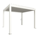 Biohort Pergola Pavillon Bioclimatique 3.5x3 (367.5x312cm H:264cm) Blanc Blanc