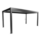 Biohort Pergola Pavillon Bioclimatique 5.5x3 (552.5x312cm H:264cm) Gris foncé métallique Gris foncé métallique