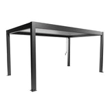Biohort Pergola Pavillon Bioclimatique 5x3 (515.5x312cm H:264cm) Gris foncé métallique Argent métallique