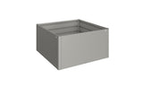 Biohort Potager surélevé 1,5x1,5 (152x152cm, H:77cm) Gris quartz métallique 