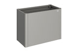 Biohort Potager surélevé 1x0,5 (102x53cm, H:77cm) Gris quartz métallique 