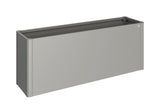 Biohort Potager surélevé 2x0,5 (201x53cm, H:77cm) Gris quartz métallique 