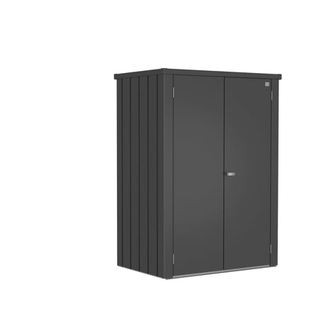 Biohort Romeo Armoire de terrasse L High (132x87cm, H:181cm) Gris foncé métallique 