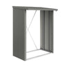Biohort Woodstock Abri bûches 150 (157x102cm, H:199cm) Gris quartz métallique 