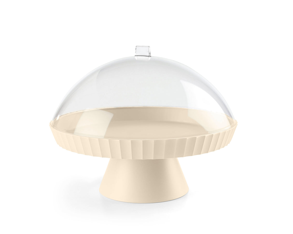 Blim Plus Agora Plat sur pied avec cloche et pelle à gâteau 