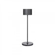 Blomus Farol Lampe de table sans fil LED USB H:33,5cm Gunmetal 