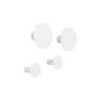 Blomus Ponto Set de 4 patères murales Lily White 