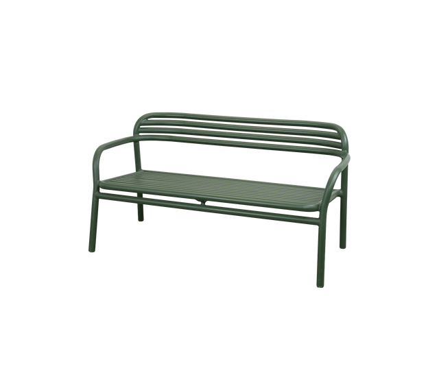 Cane-line Bliss Canapé 2 places empilable, coussin non inclus (11565) Dark green ADG (Aluminium)