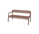 Cane-line Bliss Canapé 2 places empilable, coussin non inclus (11565) Desert red ADRE (Aluminium)