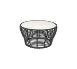 Cane-line Basket Structure Table basse Ø75cm, Plateau en sus (53201) 