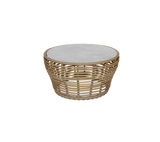 Cane-line Basket Structure Table basse Ø75cm, Plateau en sus (53201) 