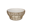 Cane-line Basket Structure Table basse Ø95cm, Plateau en sus (53202) 