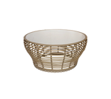 Cane-line Basket Structure Table basse Ø95cm, Plateau en sus (53202) 