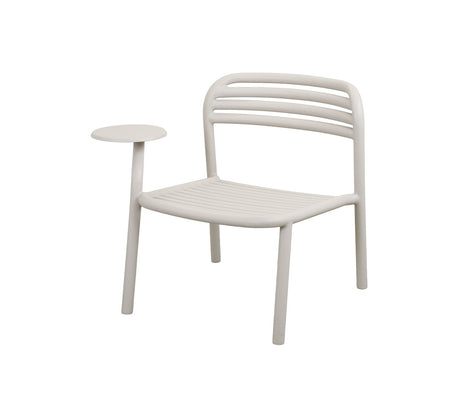 Cane-line Bliss Chaise lounge avec tablette à droite (11466) Sand 