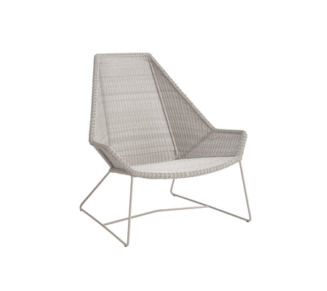 Cane-line Breeze Fauteuil Lounge Haut dossier, coussins non inclus (5469) Sand (Résine tressée - Weave) 