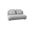 Cane-line Capture Canapé 2 places, coussins déco inclus (55400) Light grey 