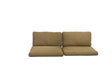 Cane-line Chester Set de coussins pour Canapé 3 places (5590) Turmeric yellow (Tissu Rise) 