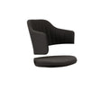 Cane-line Choice Rembourrage de dossier et coussin d'assise pour fauteuil (54500RY) Dark Grey ( Focus) 
