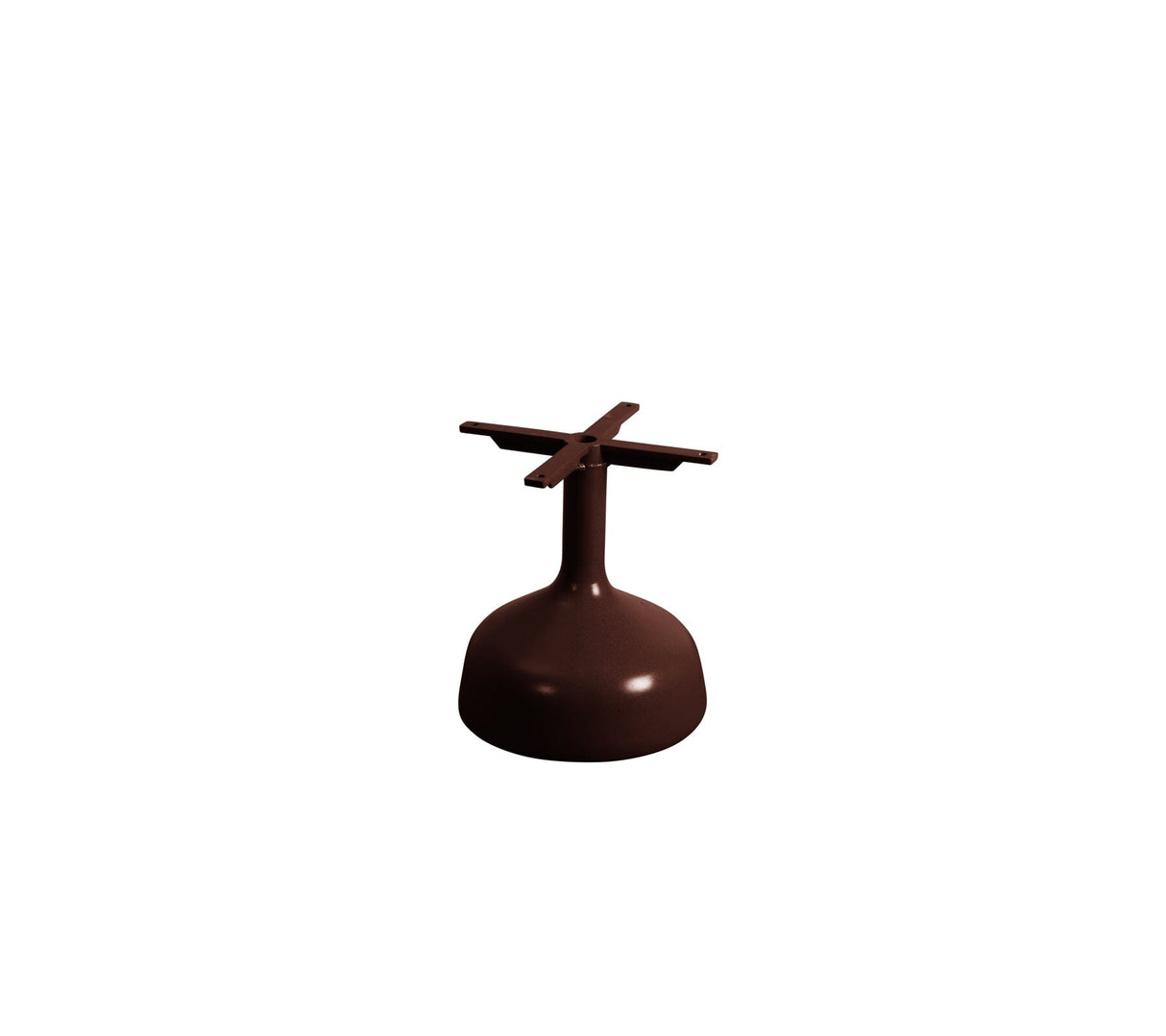 Cane-line Glaze Pied de table basse Ø70cm H:39cm, plateau non inclus (50011) Burgundy (Aluminium) 
