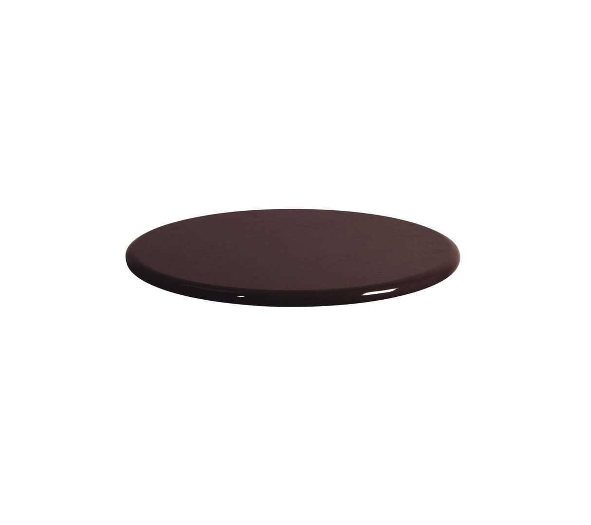Cane-line Glaze Plateau de Table Glazed Lava Stone rond Ø 45cm Burgundy (Glazed Lava Stone) 