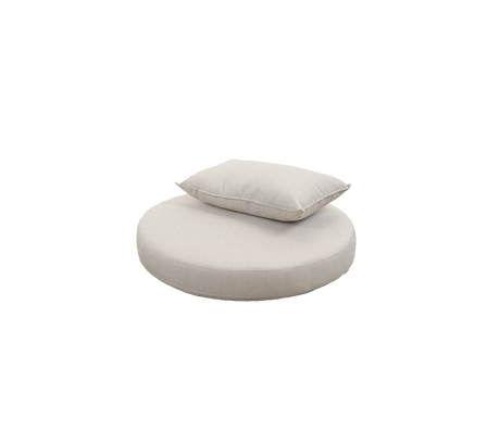 Cane-line Kingston Set de coussins pour Sunchair Fauteuil bas Haut dossier (5449) Sand YS92 (Tissu Natté) 