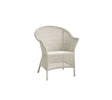 Cane-line Lansing Fauteuil repas (5456), coussin en sus Sand (Résine tressée Weave) 