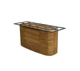 Cane-line Mellow Piètement table repas (50301T), plateau non inclus 