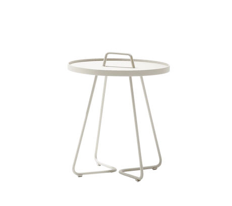 Cane-line On-the-move Side Table Large Ø 52cm H:60cm (5066) Sand 