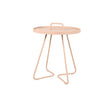 Cane-line On-the-move Side Table Small Ø 44cm H:54cm (5065) Light rose 