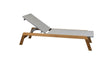 Cane-line Siesta Chaise longue teck, coussin en sus (5519T) 